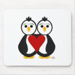 Penguins in der Liebe Mousepad