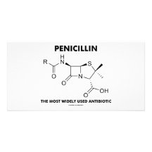 Penicillin das meiste weit verbreitete Antibiotiku Photogrußkarten