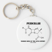 Penicillin-Wunder-Droge des 20. Jahrhunderts Schlüsselanhänger