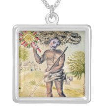 Penitentmann in Indien Selbst Gestalteter Schmuck
