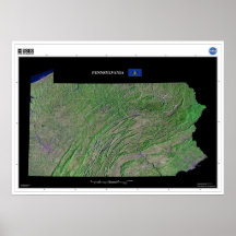 Pennsylvania vom Raum-Plakat