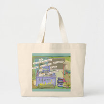 Pensionierter Lehrer-Taschen-Taschen-Künstler herg