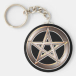 Pentagramschlüsselkette Schlüsselanhänger