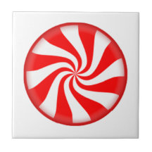 Peppermint Candy Ceramic Tile