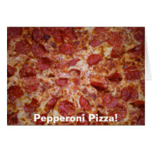 Pepperoni-Pizza-Karte