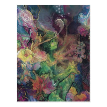 Peridot-und Dewdrop-Freund *** Postkarte