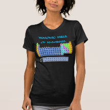 Periodensystem des Element-T-Shirts