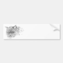 persische Katze Auto Sticker