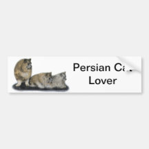 Persische Katzen-Liebhaber-Grafik Auto Aufkleber