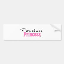 Persische Prinzessin Auto Sticker