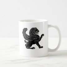 persischer Löwe Kaffee Haferl