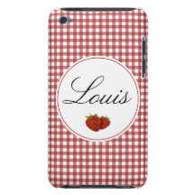 Personalisierbar. Süße Erdbeeren. iPod Touch Case-Mate Hülle