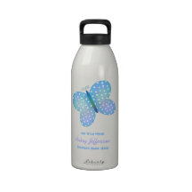 Personalisiert: Schmetterlings-Wasser-Flasche Trinkflasche