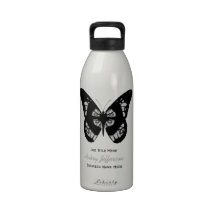 Personalisiert: Schmetterlings-Wasser-Flasche Wasserflaschen