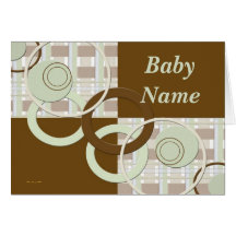 Personalisierte Baby-Karte