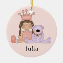 Personalisierte Baby-Mädchen-Verzierung Ornament