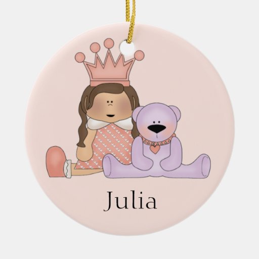 Personalisierte Baby-Mädchen-Verzierung Ornament