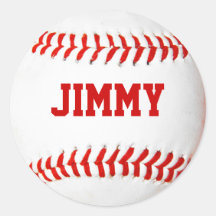 Personalisierte Baseball-Aufkleber