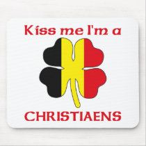 Personalisierte belgische küssen mich, den ich Chr mousepads