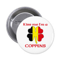 Personalisierte belgische küssen mich, den ich Cop buttons