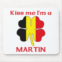 Personalisierte belgische küssen mich, den ich Mar mousepads
