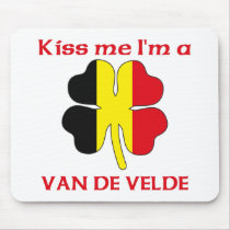Personalisierte belgische küssen mich, den ich Van mousepads