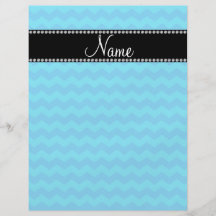 Personalisierte blaue Namenssparren Personalisierte Flyer