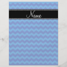 Personalisierte blaue Namenssparren Bedruckte Flyer