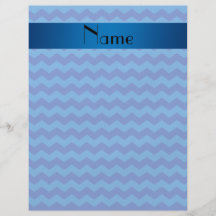 Personalisierte blaue Namenssparren Flyerdruck