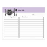 Personalisierte Brautparty-Rezept-Karte Postkarte