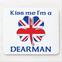 Personalisierte Briten küssen mich, den ich Dearma Mauspad
