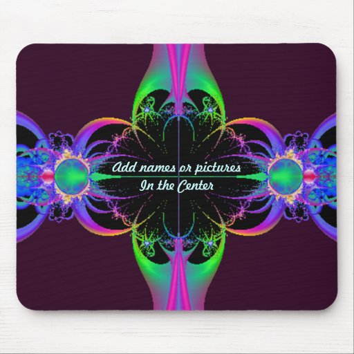 Personalisierte Fraktal Mousepad Schablone