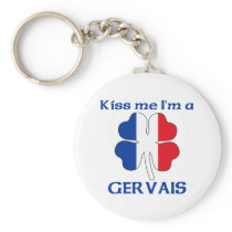 Personalisierte Franzosen küssen mich, den ich Ger schlüsselanhänger