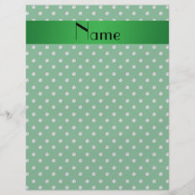 Personalisierte grüne Namensdiamanten Personalisierte Flyer