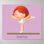 Personalisierte Gymnastik-Plakate