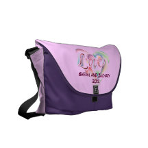 Personalisierte Herz-Rickshaw-Bote-Tasche Kurier Taschen