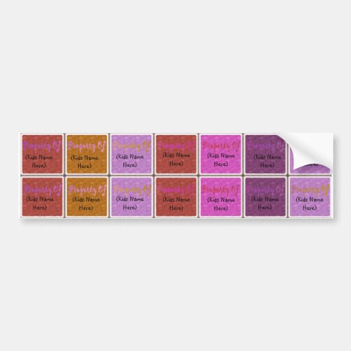 Aufkleber Kindernamen personalisierte kindernamen aufkleber autoaufkleber zazzle Aufkleber Kindernamen personalisierte kindernamen aufkleber autoaufkleber zazzle
