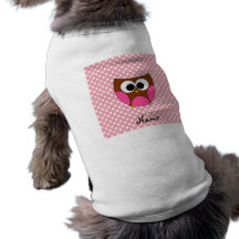 Personalisierte Namenseule Hundbekleidung