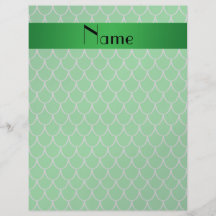 Personalisierte Namensskalen des grünen Drachen Individuelle Flyer