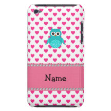 Personalisierte niedliche Namenseule Barely There iPod Hüllen