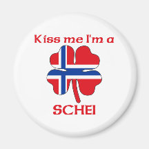 Personalisierte norwegische küssen mich, den ich S Magnets