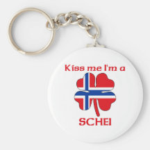 Personalisierte norwegische küssen mich, den ich S Schlüsselband