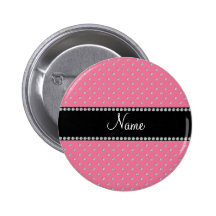 Personalisierte rosa Namensdiamanten Anstecknadelbutton