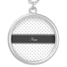 Personalisierte weiße Namensdiamanten Amulett