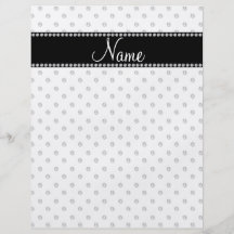 Personalisierte weiße Namensdiamanten Personalisierte Flyer
