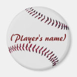 Personalisierter Baseball-Magnet