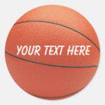 Personalisierter Basketball-Aufkleber