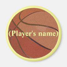 Personalisierter Basketball-Magnet Kühlschrankmagnet