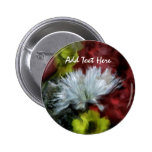 Personalisierter Blumenknopf Anstecknadelbutton