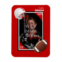 Personalisierter Fußball-Magnet